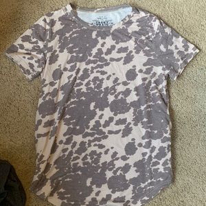 Crazy Train cow print t-shirt